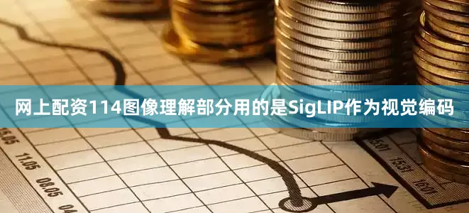 网上配资114图像理解部分用的是SigLIP作为视觉编码